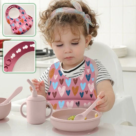 Bavoir-bebe-rigide-rose