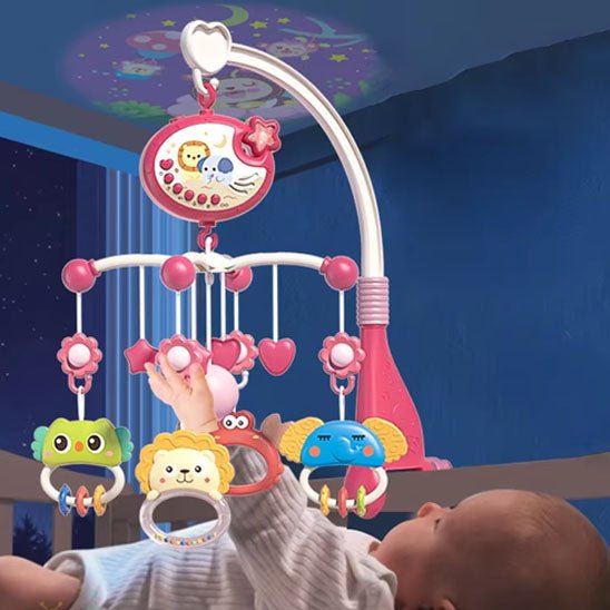 Mobile-musical-bébé-rose