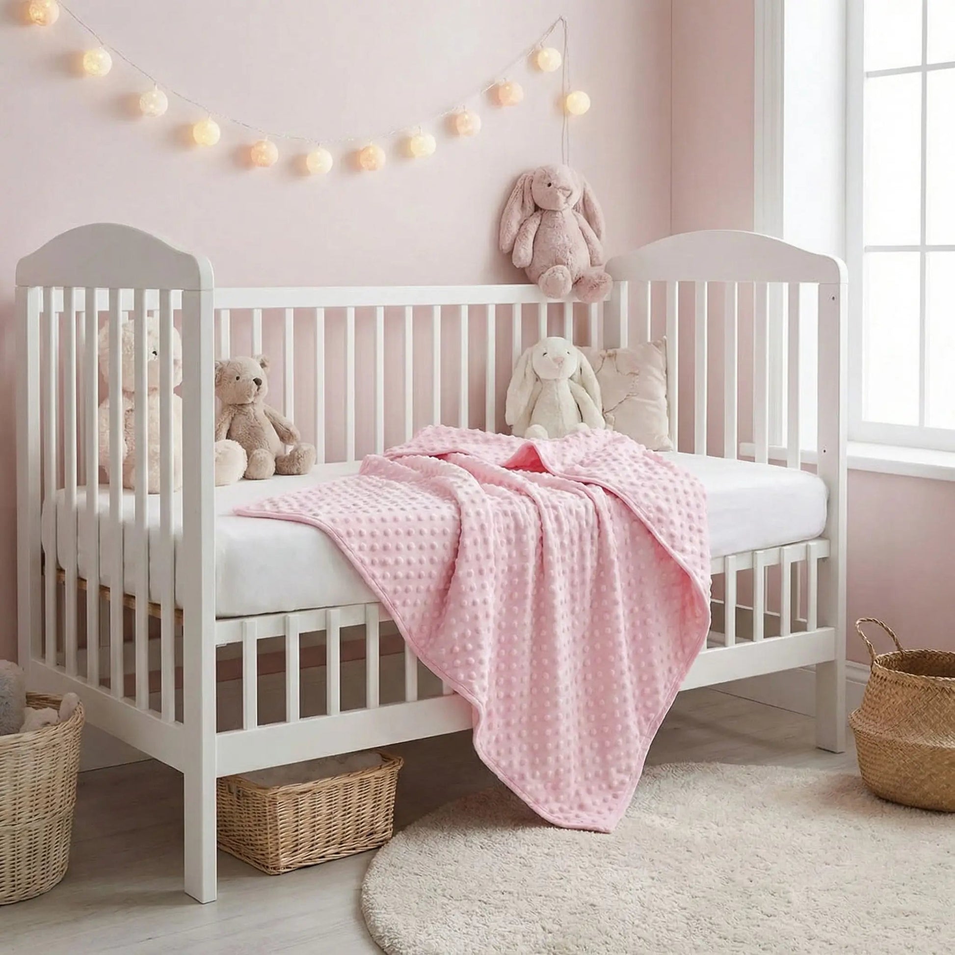 Couverture bébé - Douceur Rose - Univers de Bibou