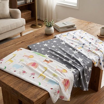 Drap housse lit bebe | Coton Doux - Univers de Bibou