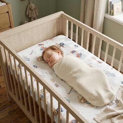 Drap housse lit bébé | Coton Doux - Univers de Bibou