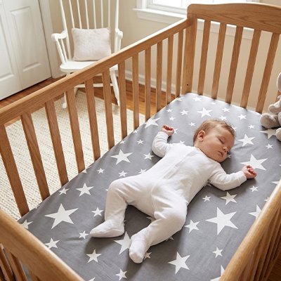 Drap housse lit bebe | Coton Doux - Univers de Bibou