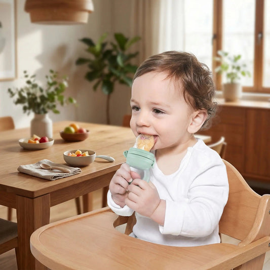 Grignoteuse bebe | Diversification Sécurisée verte - Univers de Bibou