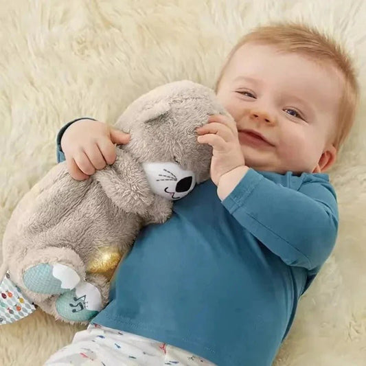 Peluche bruit blanc - PUNKY la loutre grise - Univers de Bibou