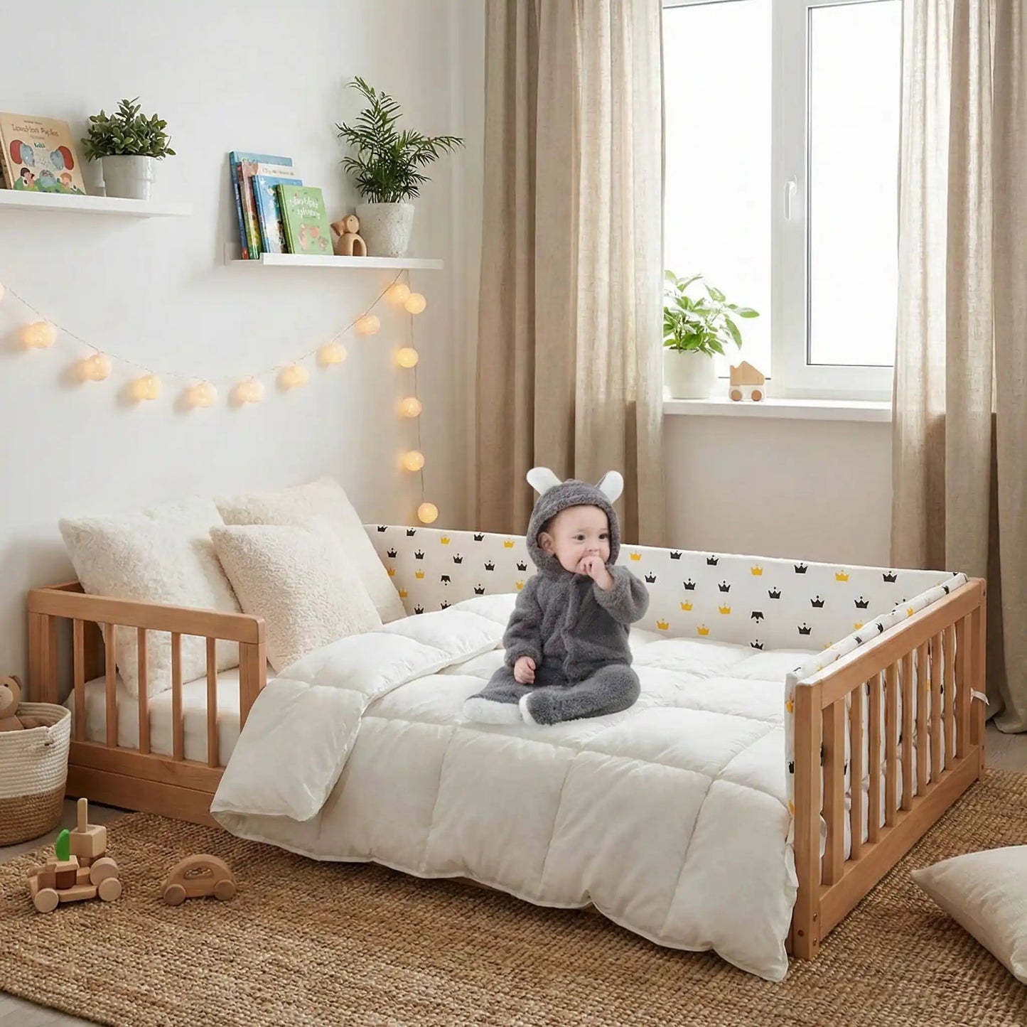 Tour de lit bébé - Queen - Univers de Bibou