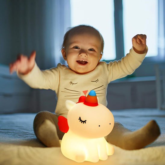 Veilleuse bébé | Licorne LED - Univers de Bibou